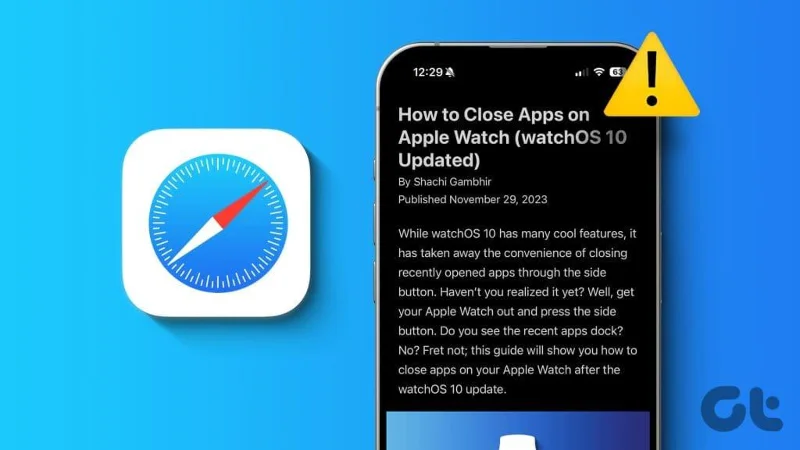 7 migliori soluzioni per la modalità Reader che non funziona in Safari