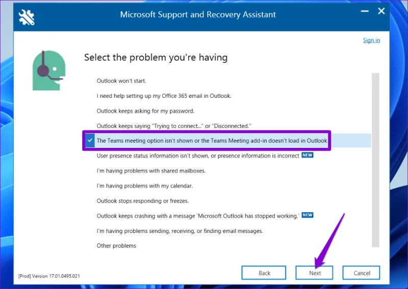 Las 6 formas principales de arreglar el complemento de reunión de Microsoft Teams no aparecerán en Outlook para Windows