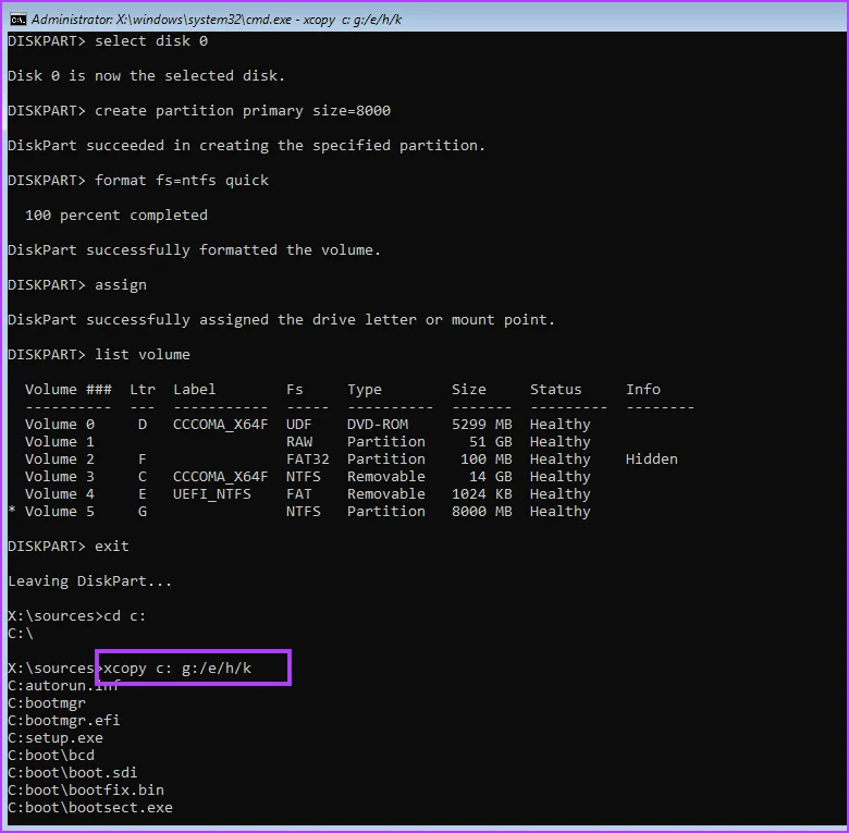 Las 6 soluciones principales para el error de instalación de Windows "No pudimos crear una nueva partición"