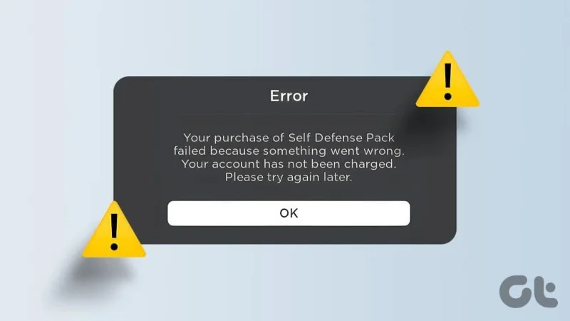 Le 7 migliori soluzioni per l'impossibilità di acquistare nulla su Roblox