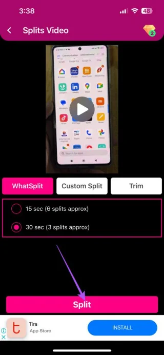 Comment télécharger des vidéos d'état WhatsApp de plus de 30 secondes