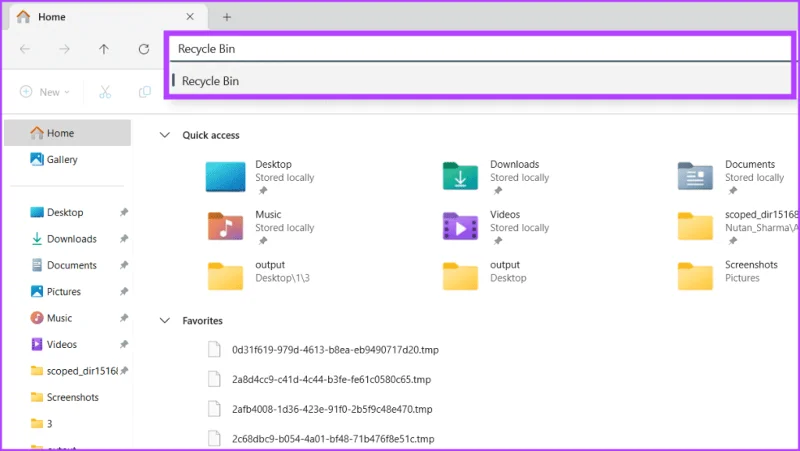 Cómo ocultar o eliminar el icono de la papelera de reciclaje en Windows 11