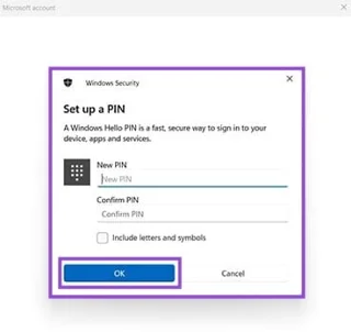 Pași pentru dezactivarea și activarea codurilor PIN în Windows 11