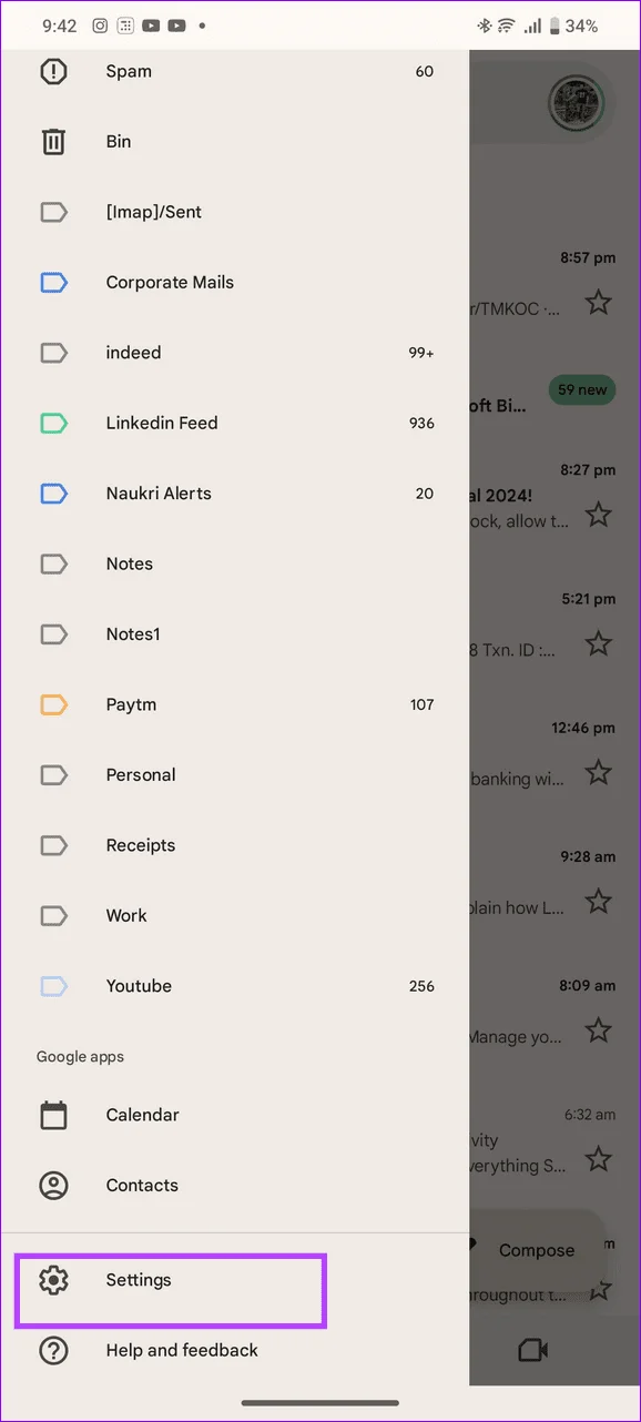 4 manieren om Gmail te repareren stopt niet met synchroniseren op Android
