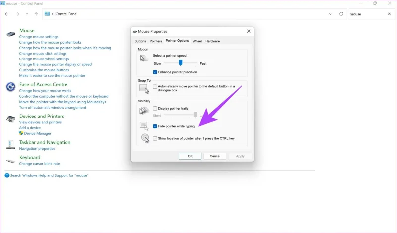 Las 8 formas principales de arreglar el cursor del mouse que no se muestra en Windows 11