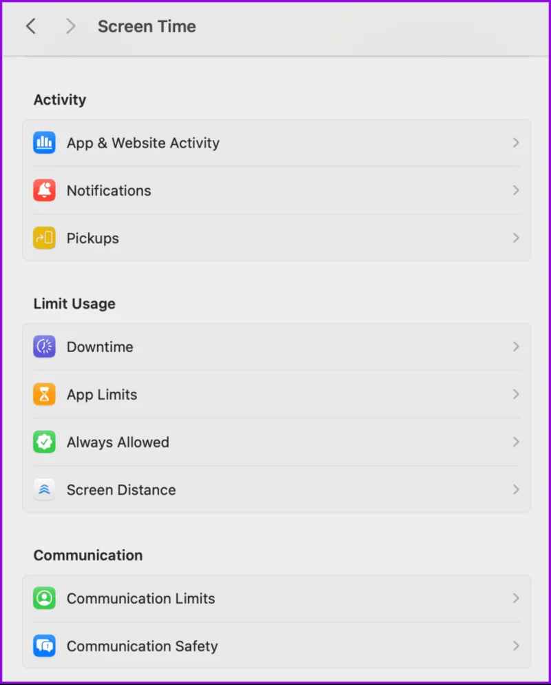 Comment configurer le contrôle parental sur Mac