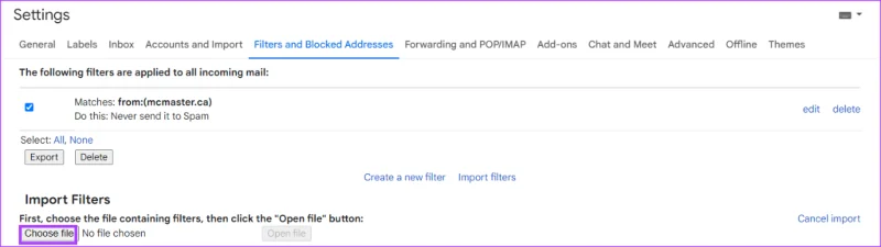 Comment créer des règles pour filtrer les e-mails dans Gmail