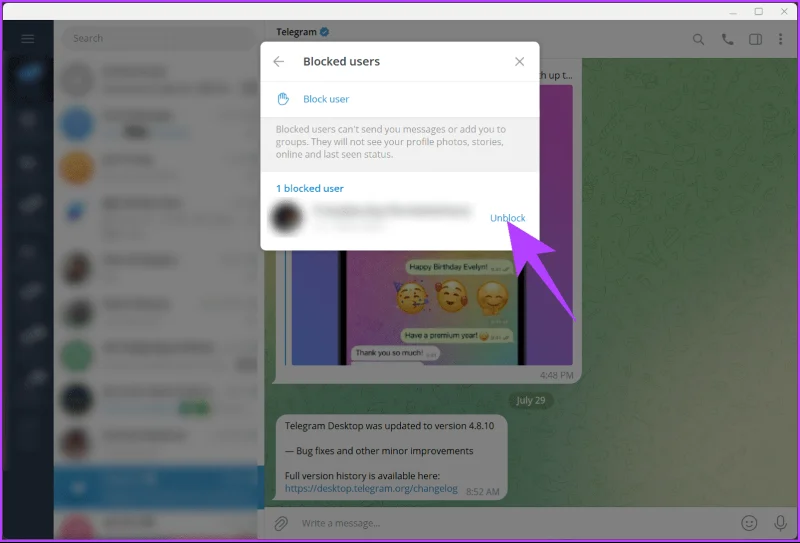 Hoe iemand op Telegram op desktop, Android of iOS te blokkeren