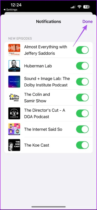 5 beste oplossingen voor podcast-app-meldingen die niet werken op iPhone, iPad en Mac