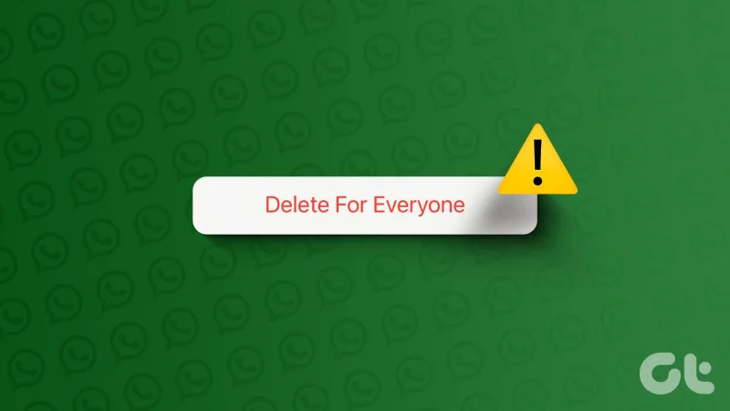 เหตุใดการลบสำหรับทุกคนจึงไม่แสดงหรือทำงานบน WhatsApp