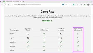 Les 6 principaux correctifs pour le jeu en nuage ne fonctionnent pas dans lapplication Xbox pour Windows