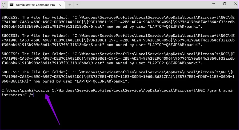 Seis formas de solucionar la imposibilidad de cambiar el PIN de inicio de sesión en Windows
