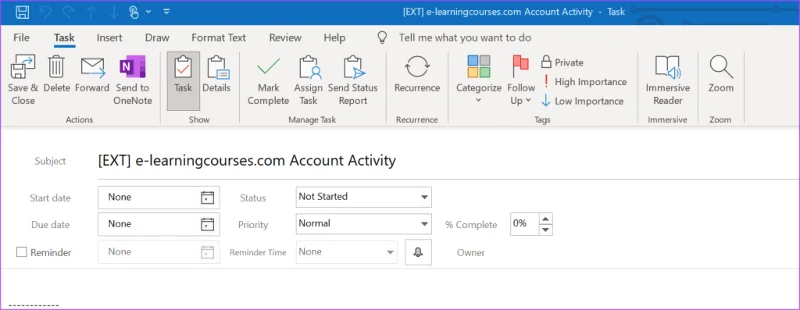 5 façons de créer une tâche dans Microsoft Outlook