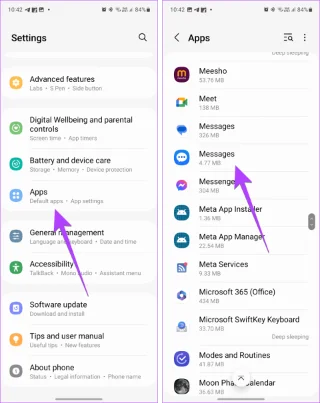 5 طرق لإعادة ضبط إعدادات الرسائل على هواتف Samsung Galaxy
