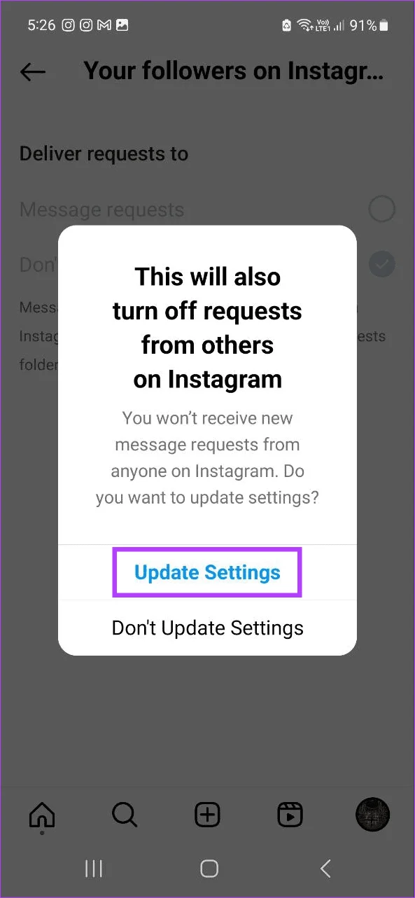 Comment arrêter de recevoir des messages directs sur Instagram sans blocage