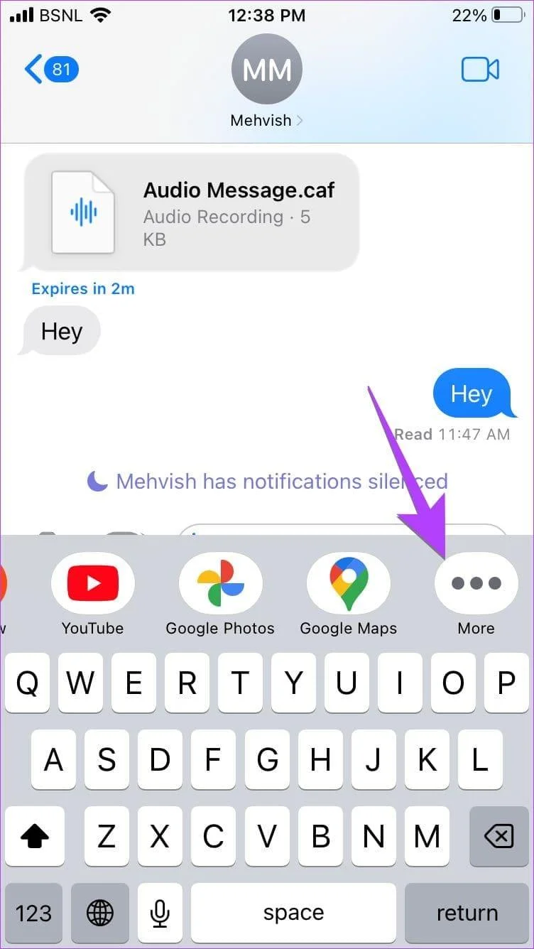 Een spraakbericht verzenden op de iPhone (iOS 17 bijgewerkt)