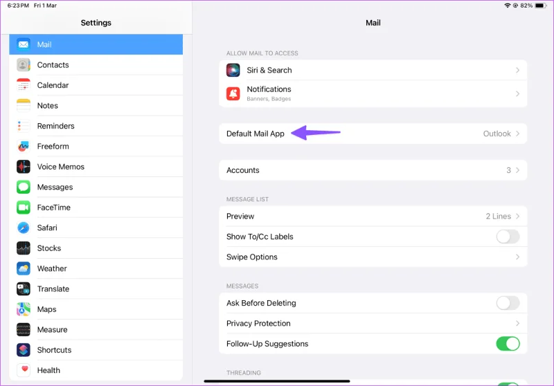 Come configurare Outlook su iPad