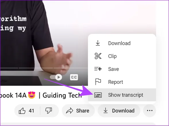 Come ottenere la trascrizione dei video di YouTube