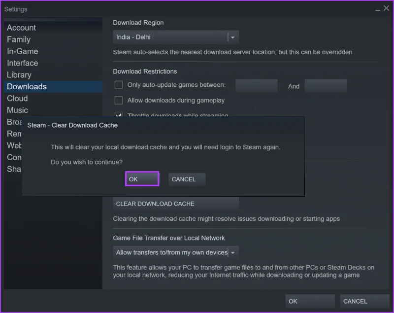 Las 7 formas principales de solucionar el error 'Steam atascado al verificar la instalación' en Windows