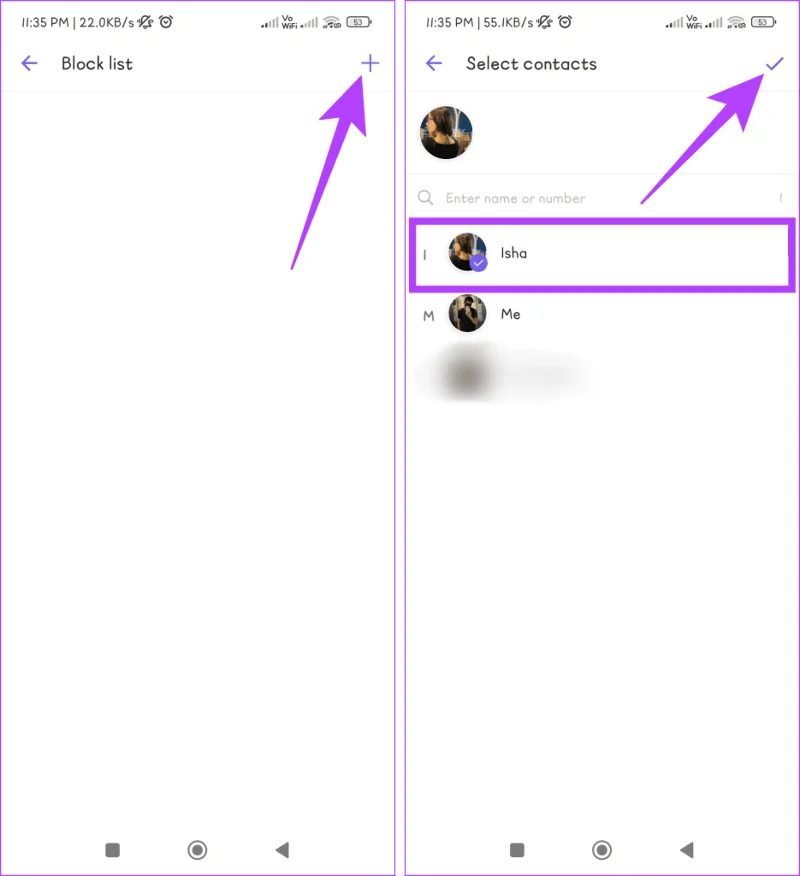 Come bloccare o sbloccare qualcuno sull'app Viber