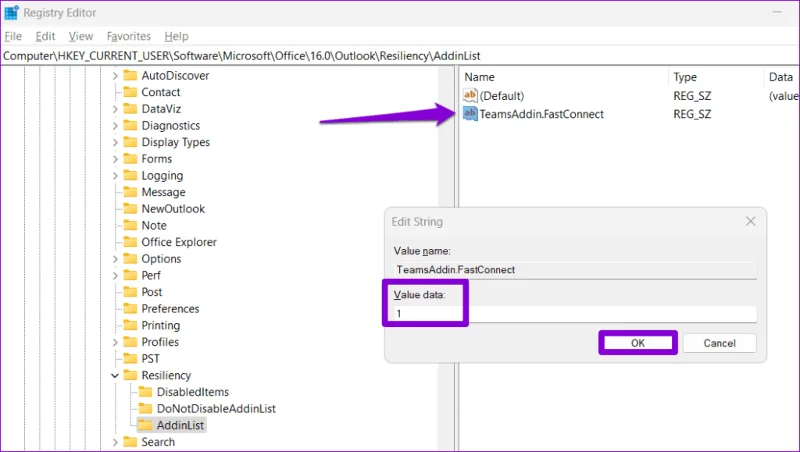 Las 6 soluciones principales para el complemento de Outlook que falta o no funciona en Windows