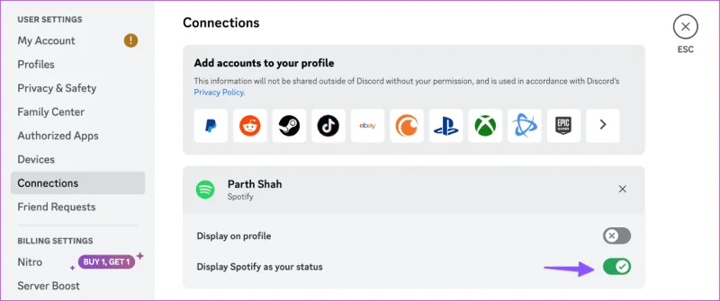 Les 6 meilleures façons de réparer Discord n'affichant pas l'état Spotify