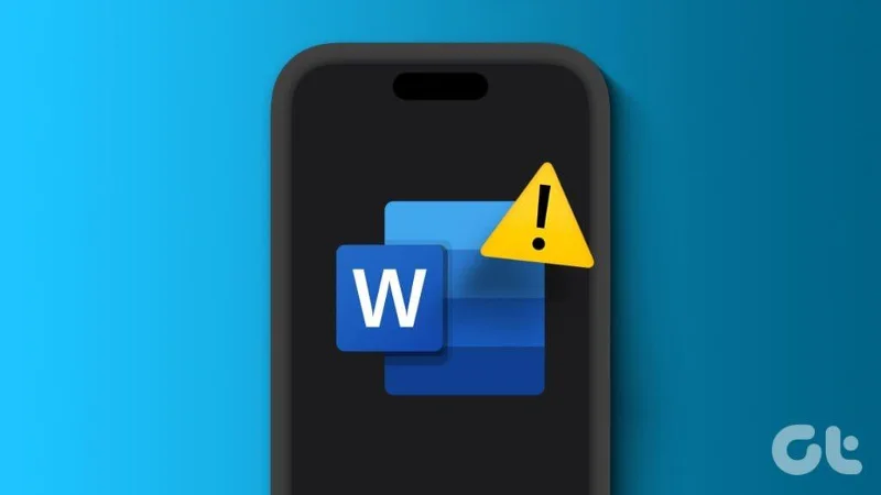 6 beste oplossingen voor Microsoft Word die niet wordt geopend op iPhone, iPad en Mac