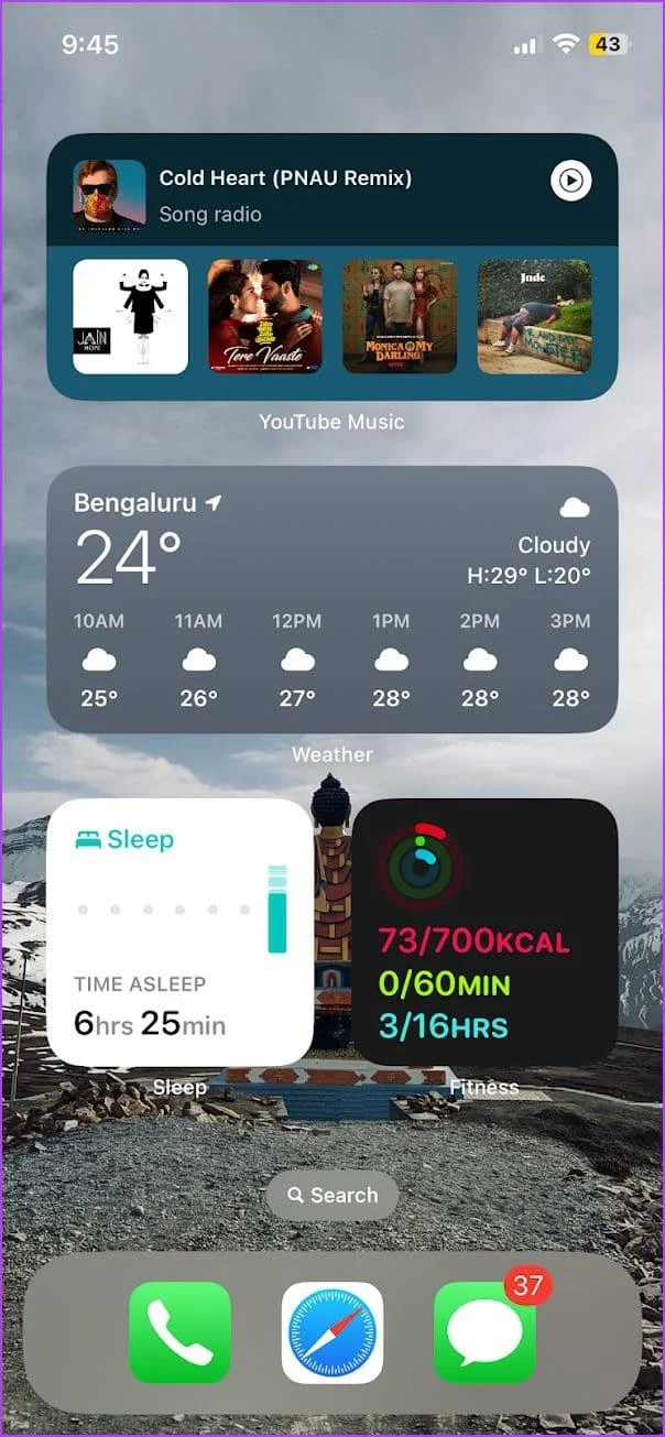 15 beste ideeën voor de lay-out van het startscherm op de iPhone