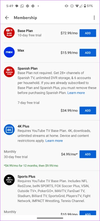Top 10 manieren om YouTube TV te repareren werkt niet op iPhone en Android