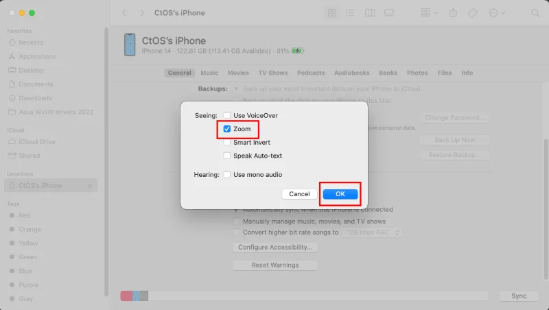 IPhone o iPad: La pantalla aparece demasiado grande o demasiado ampliada