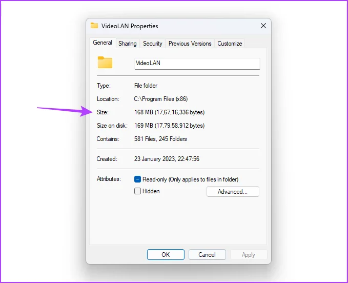 3 mejores formas de comprobar el tamaño de la aplicación en Windows 11