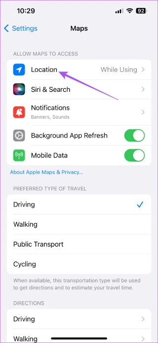 Die 6 besten Lösungen dafür, dass Apple Maps auf dem iPhone keinen Richtungspfeil anzeigt