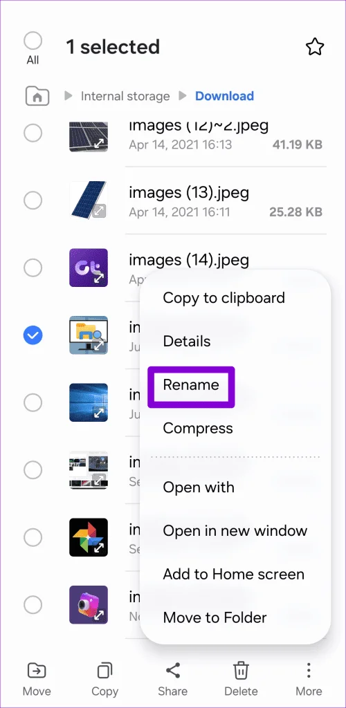 Hoe u het bestandstype (extensie) op Android kunt wijzigen