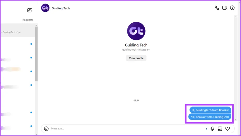 Come modificare i messaggi su Instagram