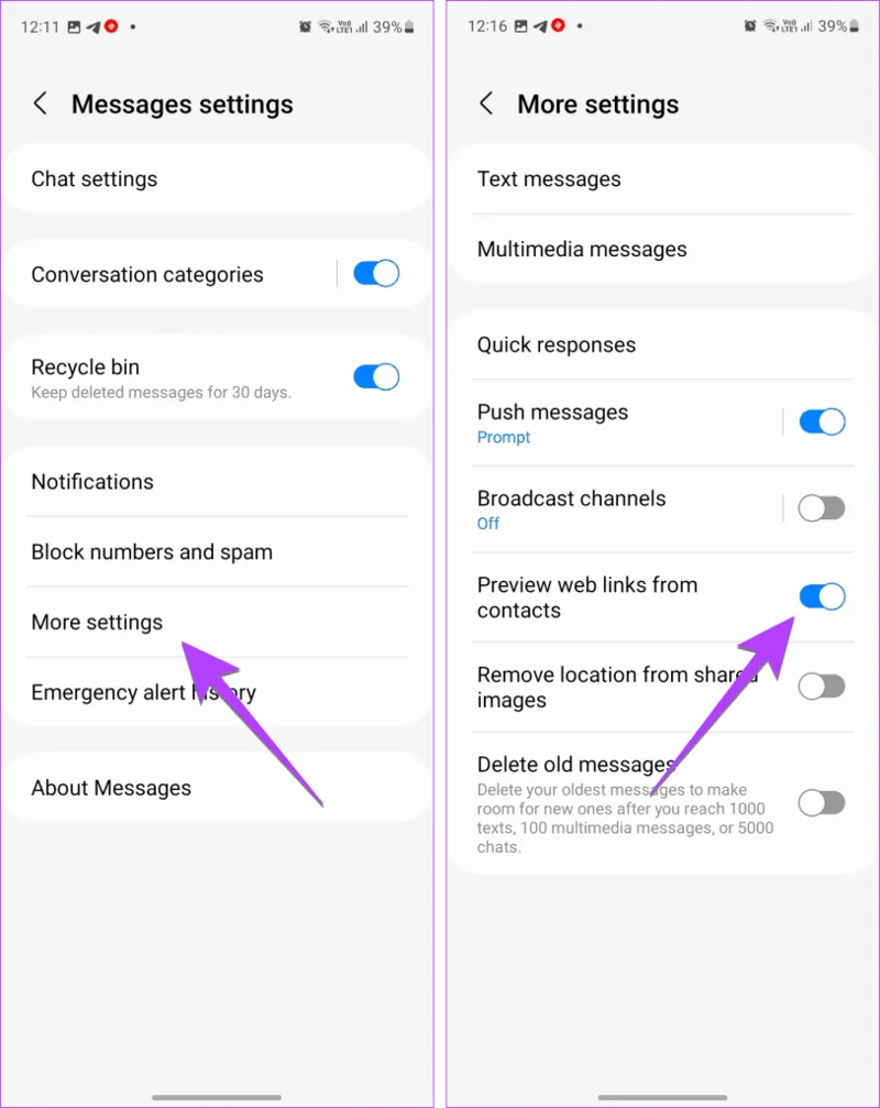 Top 16 Samsung-sms-instellingen die u moet kennen