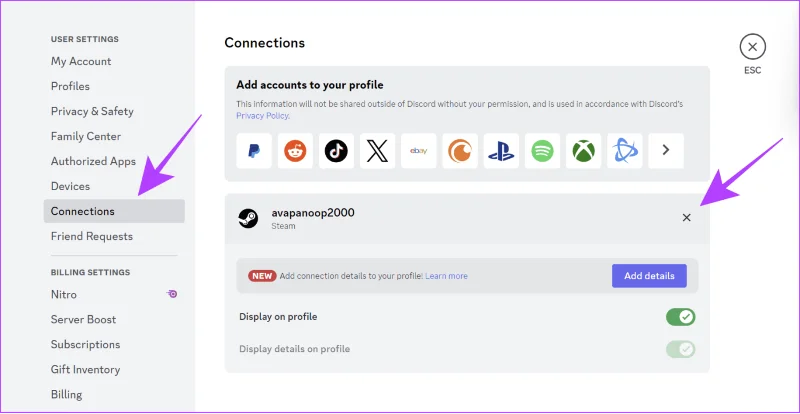 Comment connecter Steam à Discord et que faire si vous ne parvenez pas