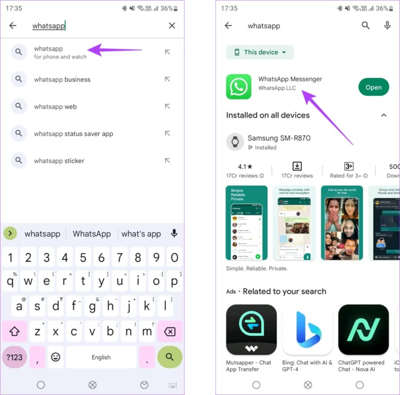 6 correctifs pour les notifications WhatsApp ne fonctionnant pas sur l'application Wear OS