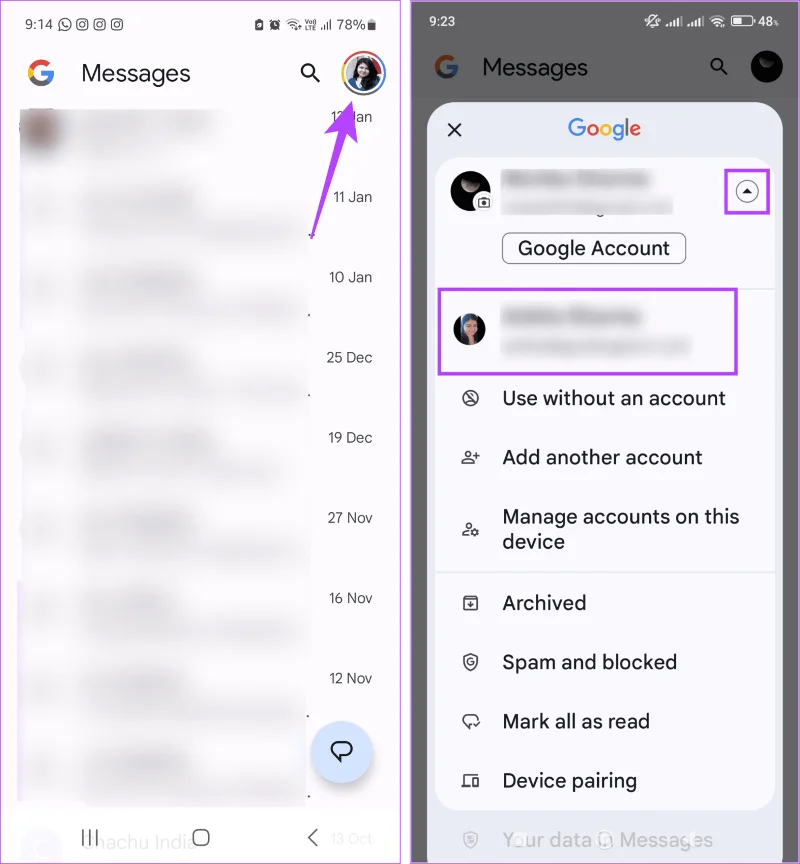 Hoe tekstberichten (sms) over te zetten van Android naar Android