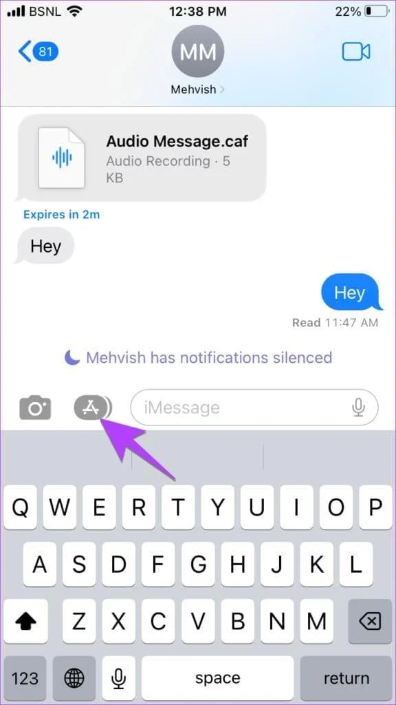 Een spraakbericht verzenden op de iPhone (iOS 17 bijgewerkt)