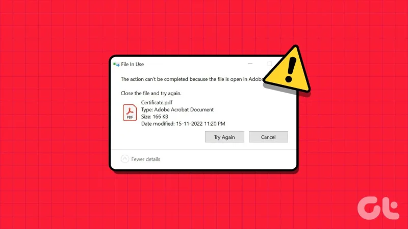 Las 8 formas principales de corregir el error "El archivo está abierto en otro programa" en Windows