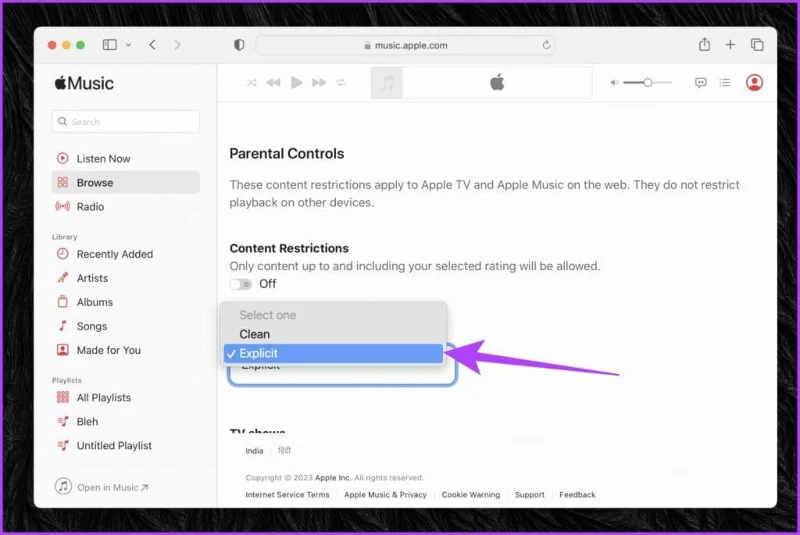 Comment autoriser ou désactiver le contenu explicite sur Apple Music