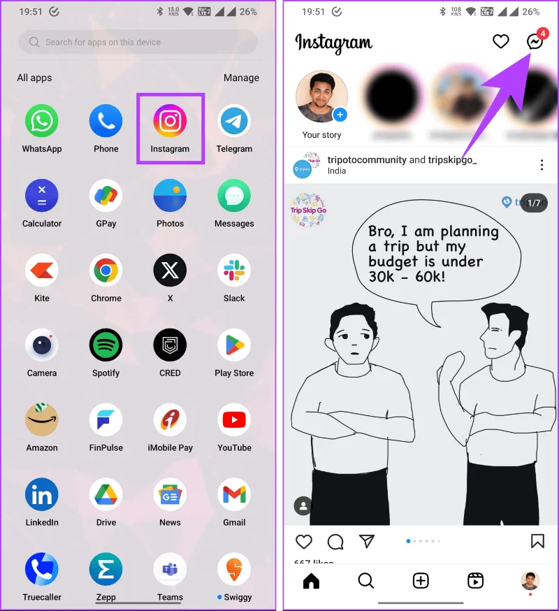 Come condividere (ripubblicare) la storia di qualcun altro su Instagram