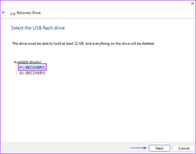 Cómo crear y utilizar una unidad de recuperación en Windows 11
