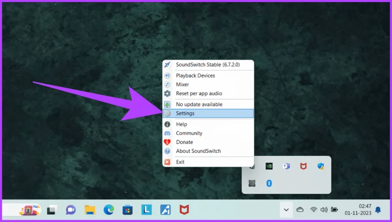 Cómo cambiar la salida de audio en Windows con una tecla de acceso rápido