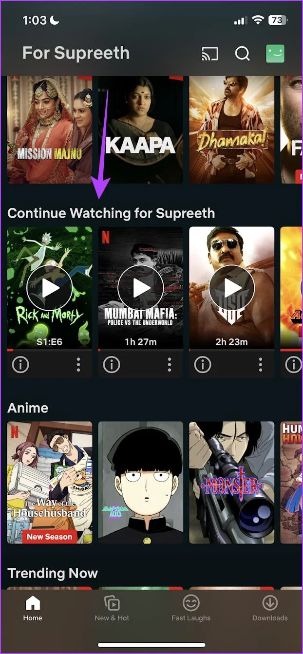 Come visualizzare e reimpostare la cronologia visualizzazioni di Netflix