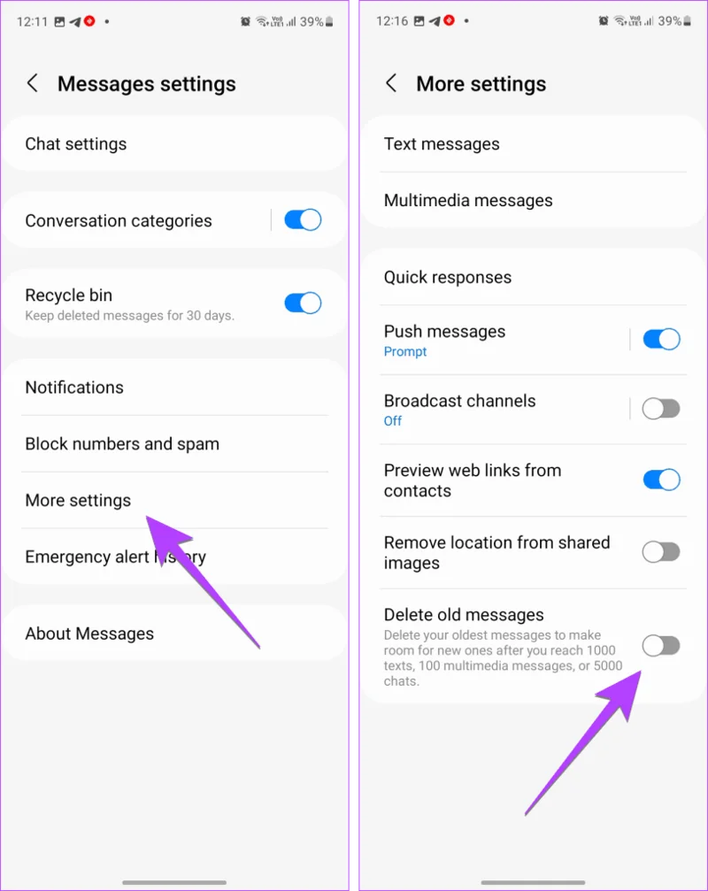 Top 16 Samsung-sms-instellingen die u moet kennen