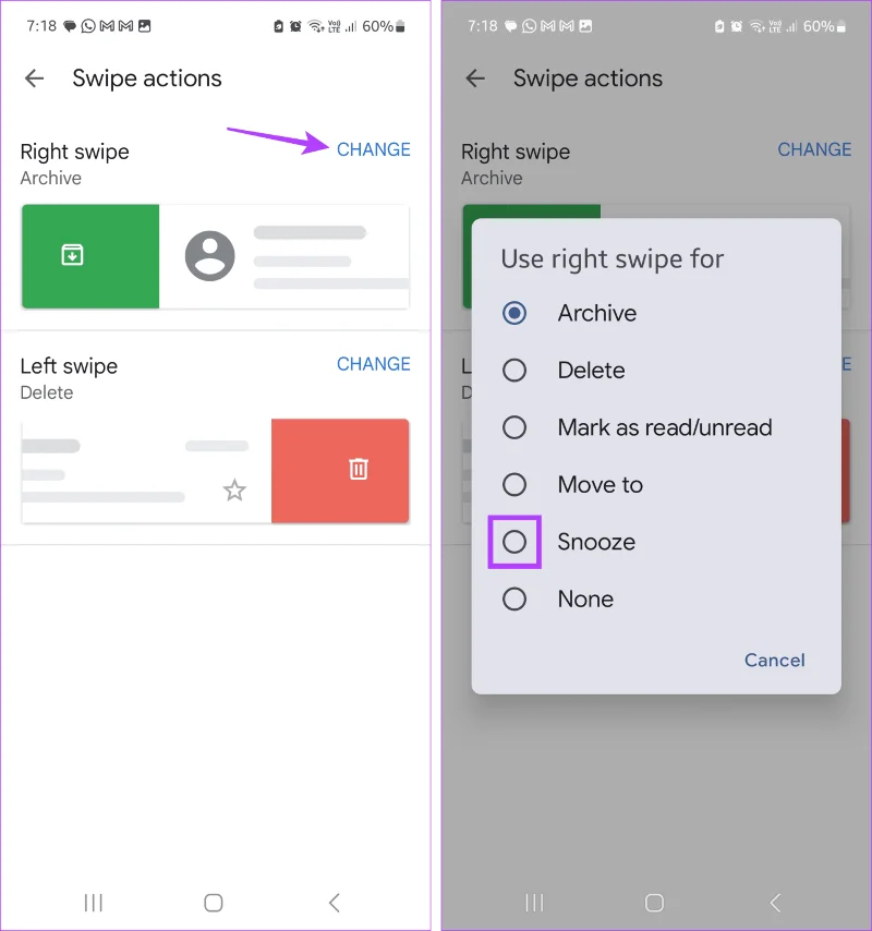 Come utilizzare la funzione Posticipa in Gmail su dispositivi mobili e desktop