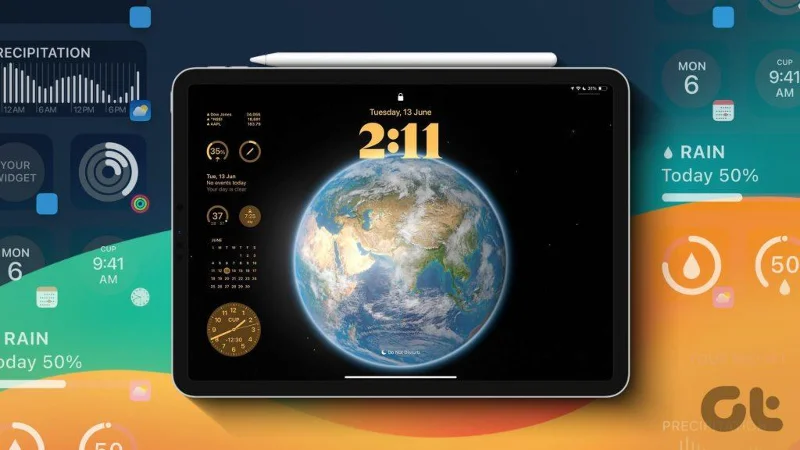 Comment personnaliser un écran de verrouillage iPad avec des widgets et des fonds d'écran animés
