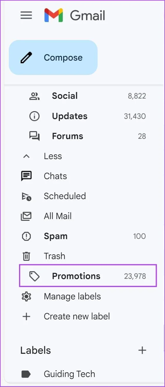 Come eliminare cartelle o etichette in Gmail