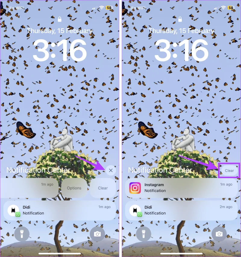 Hoe (alle) meldingen op de iPhone te wissen